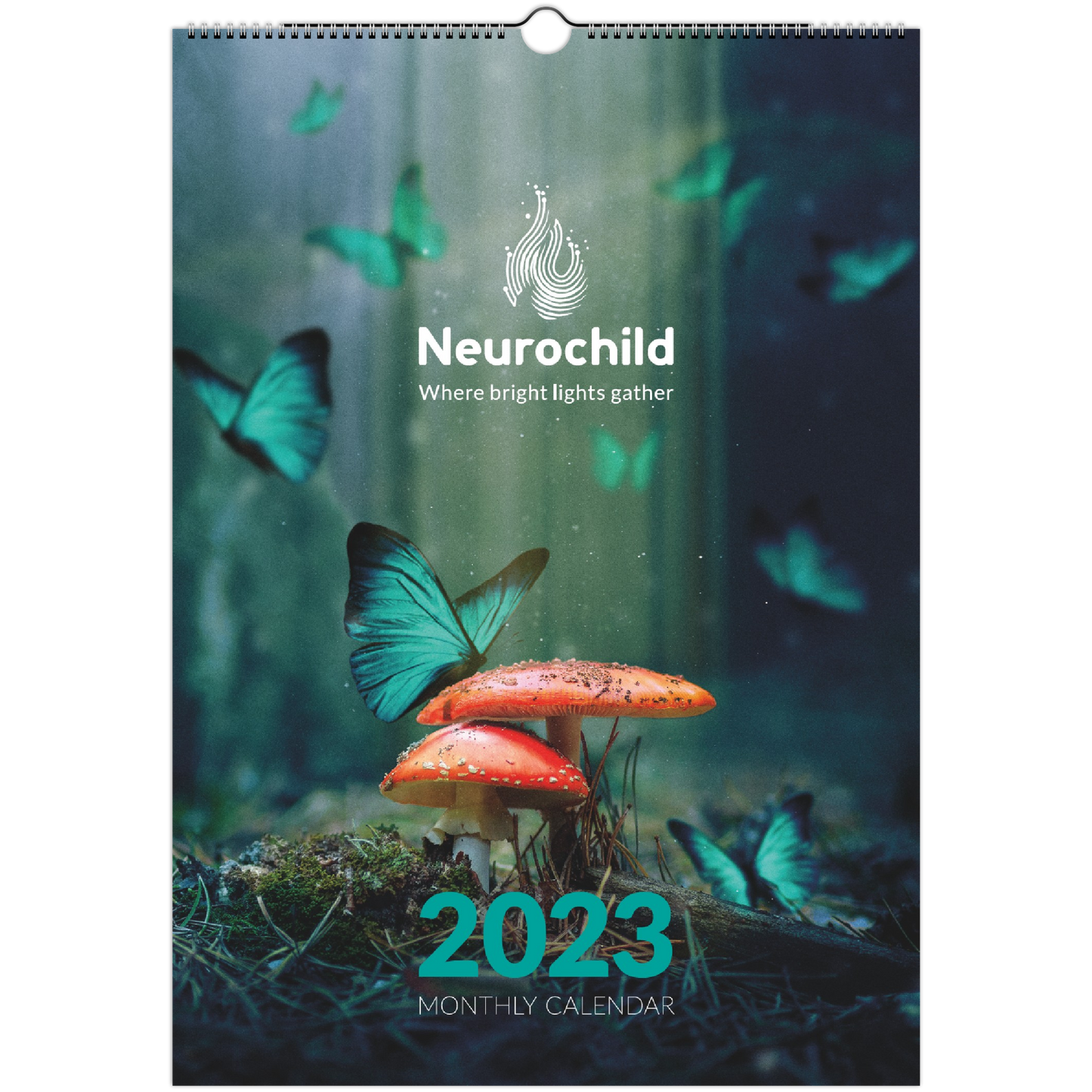 Neurochild 2023 Wall Calendar - Nature & Neuroscience